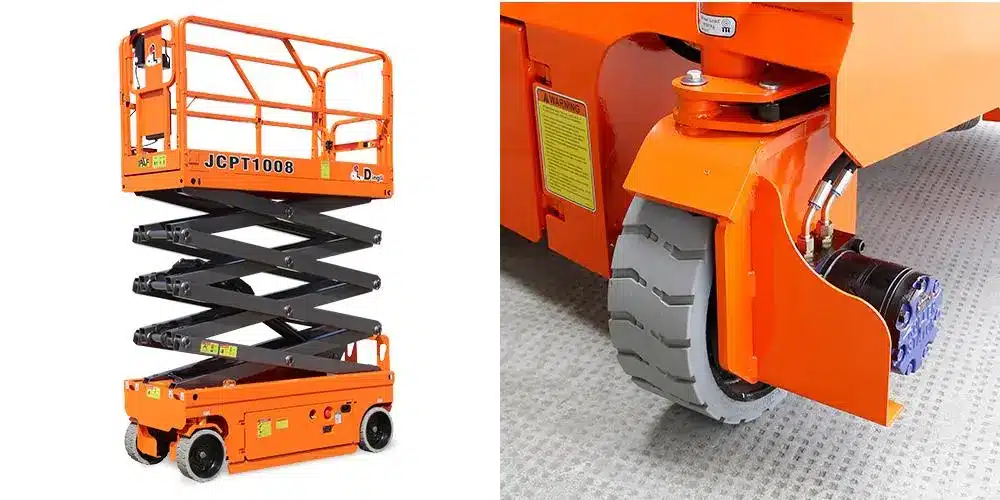 32 Ft Used Scissor Lift, DINGLI JCPT1008(2017) 3