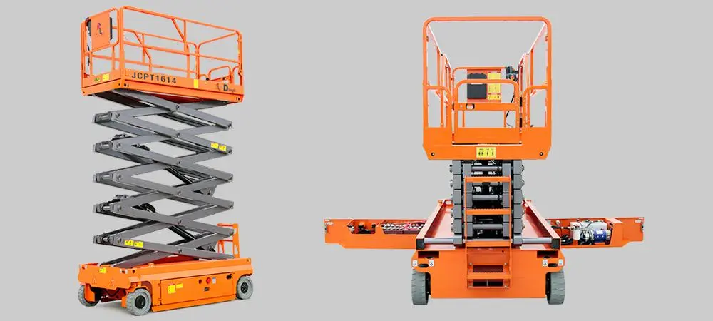 51 Ft Used Scissor Lift, DINGLI JCPT1614(2018) 2